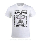 GILDAN O-neck T Shirt Harajuku Tops Tees Moot Cruise Florida Georgia Line Men Design Crew Neck T Shirt White